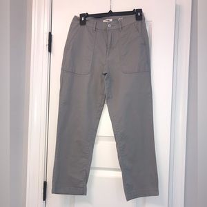 Kensie High Rise Slim Straight Crop Gray Women’s Size 4